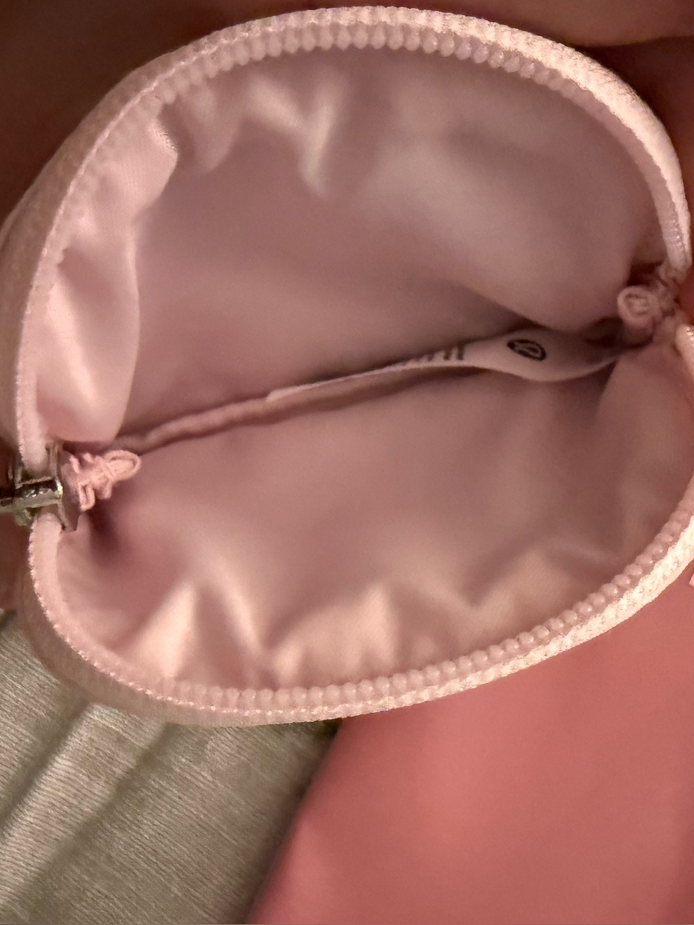 Lululemon Dual Pouch Wristlet Pink Frosting/Blissful Pink - Picture 2 of 4